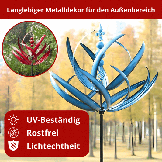 LotusSpinner™ – Weerhaak voor de tuin, decoratief & windactieve tuinaccent [50% Korting]