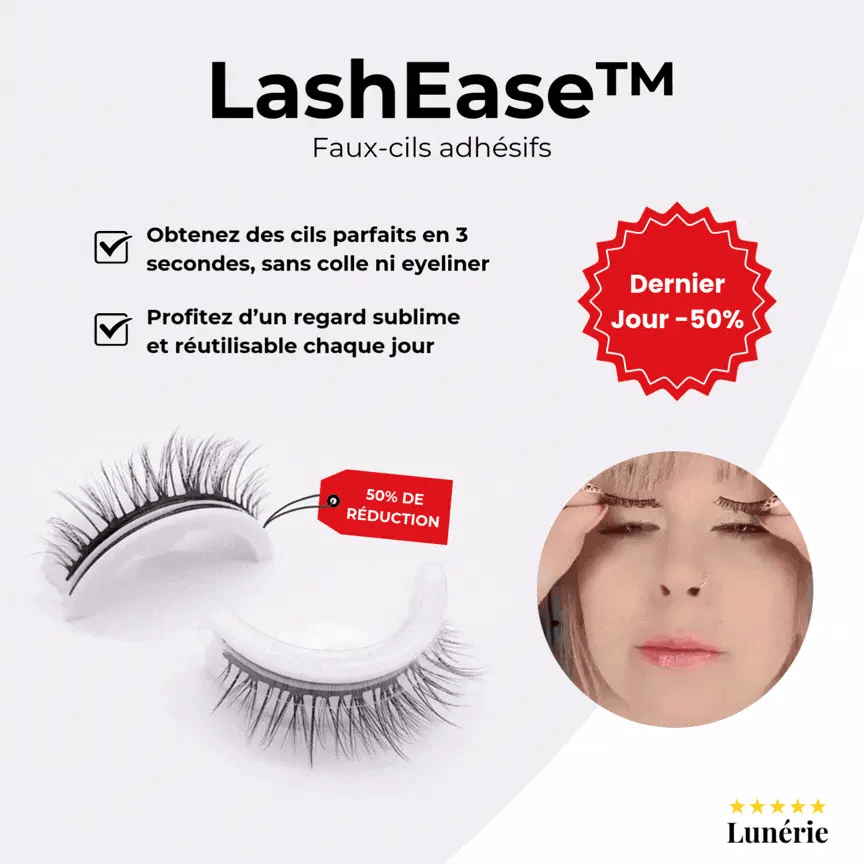 LashEase– Zelfklevende Nepwimpers voor een natuurlijke en eenvoudige applicatie met gemak [50% Korting]