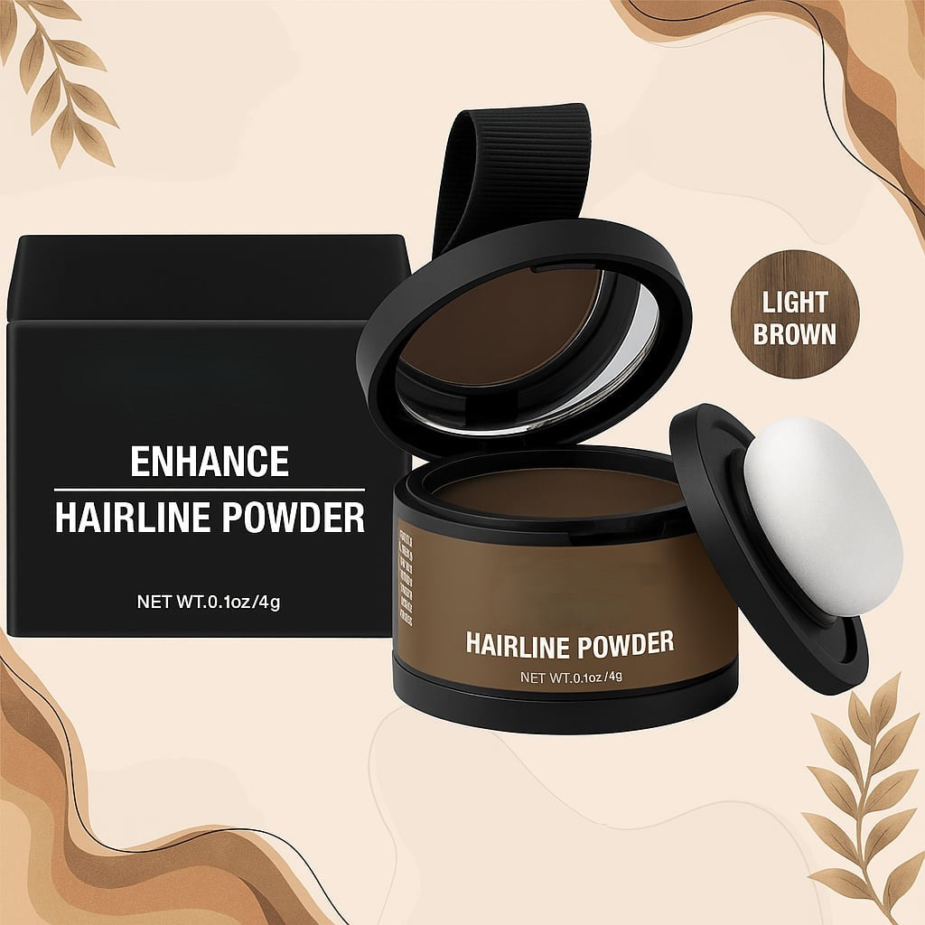 LineLock™ – Haarlijn Puder voor Volle & Gedefinieerde Haarlijnen
