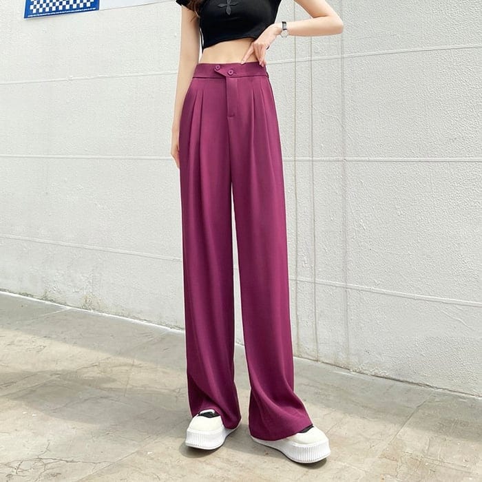 Katimy™ -  De ultieme broek met een hoge taille en wijde pijpen [50% Korting].