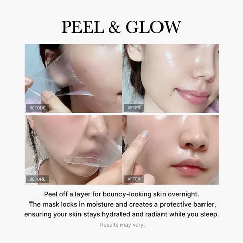 NightMask™ – Collageen Peel-Off Nachtmasker voor Gladde & Jeugdige Huid [1+1 Gratis]