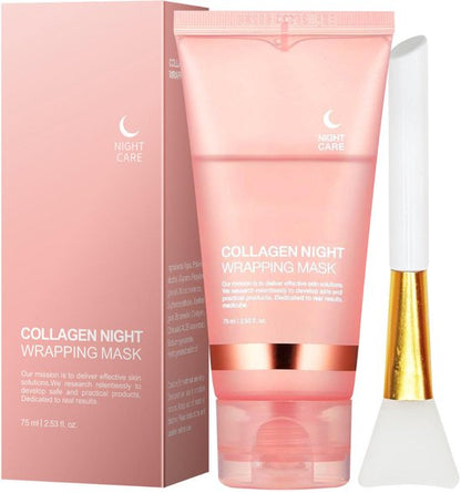 NightMask™ – Collageen Peel-Off Nachtmasker voor Gladde & Jeugdige Huid [1+1 Gratis]