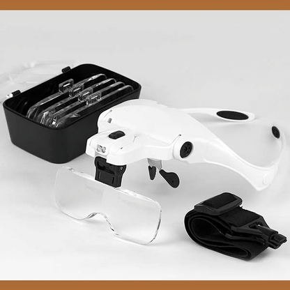 FocusLens™ – Loep-hoofdband met fel LED-licht voor nauwkeurig werken [50% Korting]