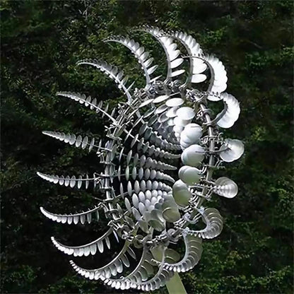 MetalBreeze™ Metalen Windrad voor Tuin & Terras – Roestvrij Tuindecoratie