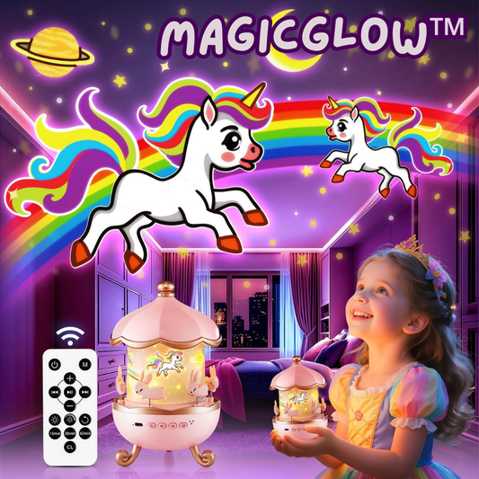 MagicGlow™ – Magische kinderprojector voor rustgevend nachtlampje en zoete dromen [50% Korting]