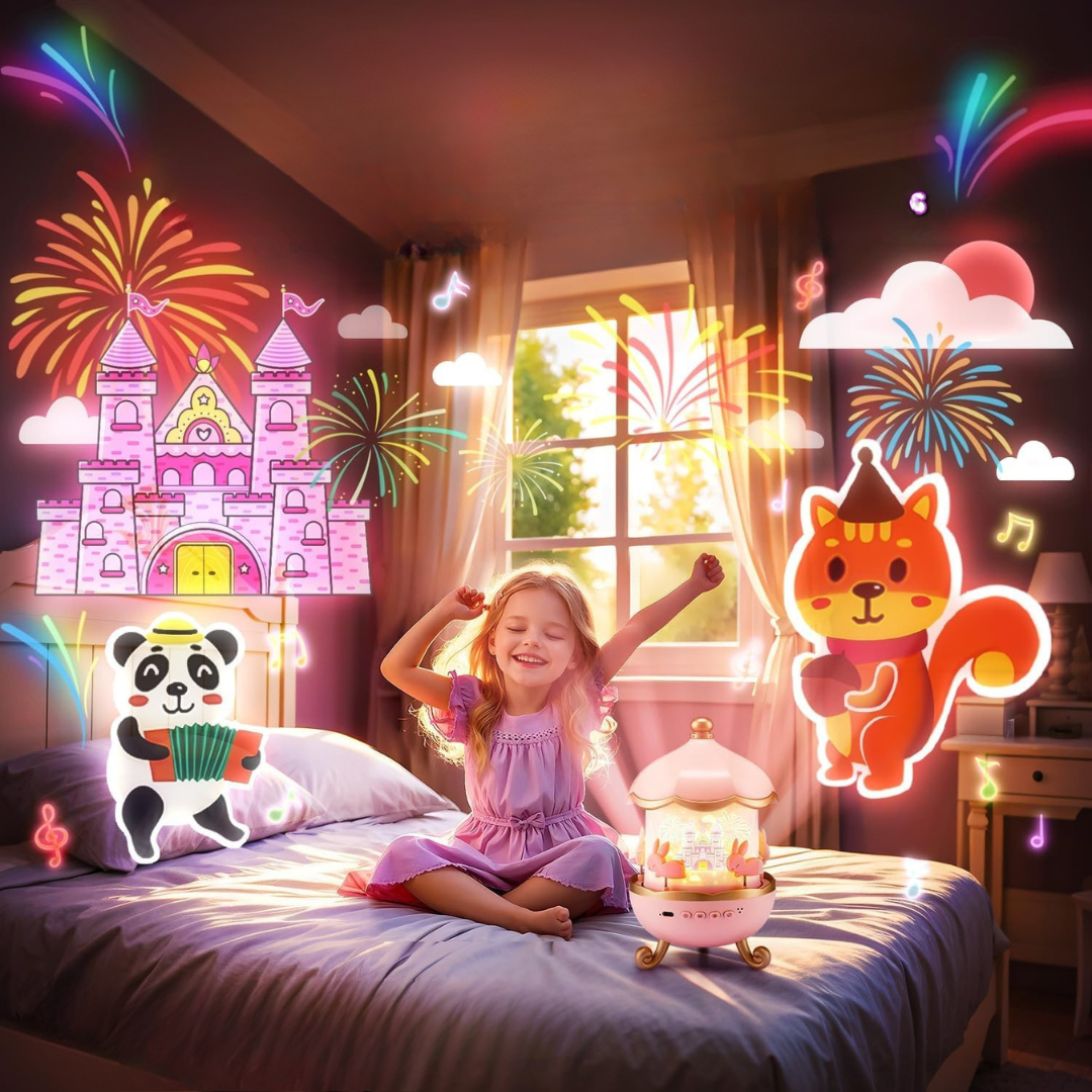 MagicGlow™ – Magische kinderprojector voor rustgevend nachtlampje en zoete dromen [50% Korting]