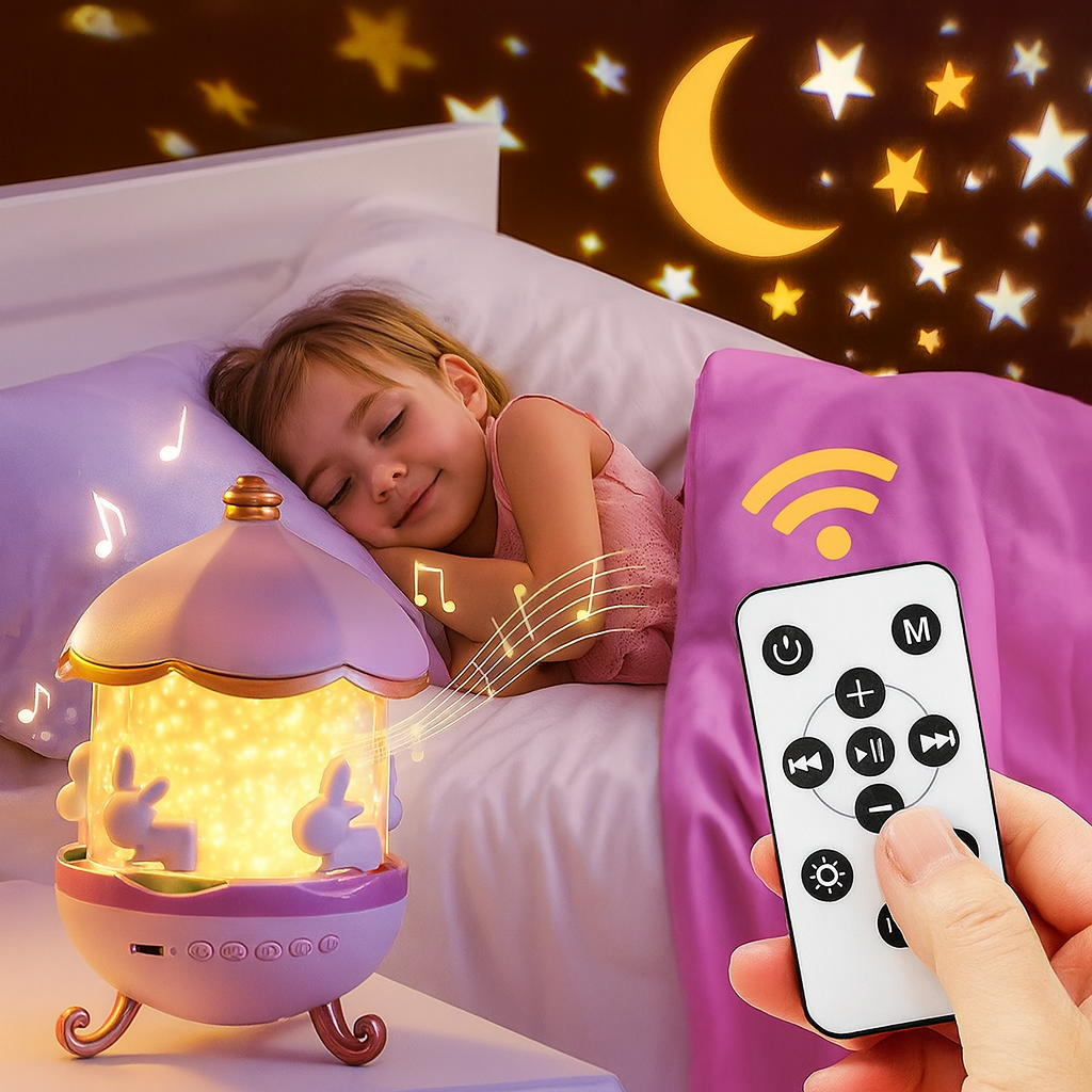 MagicGlow™ – Magische kinderprojector voor rustgevend nachtlampje en zoete dromen [50% Korting]