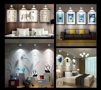 Draadloze LED-spot met dimmerfunctie en afstandsbediening