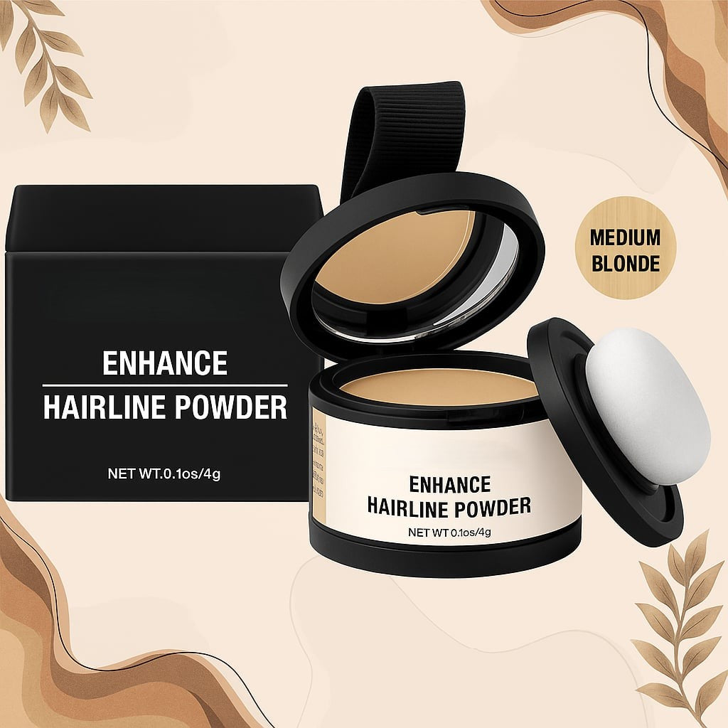 LineLock™ – Haarlijn Puder voor Volle & Gedefinieerde Haarlijnen