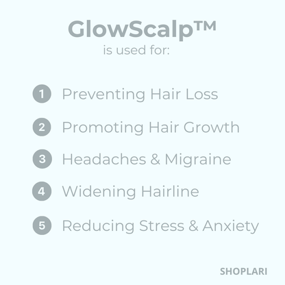 GlowScalp™ – Hoofdmassageborstel met Lichttherapie voor Haargroei & Gezonde Hoofdhuid
