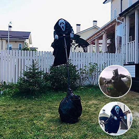 Vliegende Geest Halloween Decoratie met Steunpaal 200cm