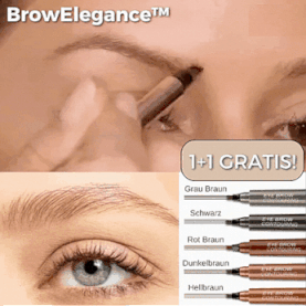 BrowElegance™ – Microblading-wenkbrauwpotlood, precies, natuurlijk & langdurig [1 + 1 Gratis]