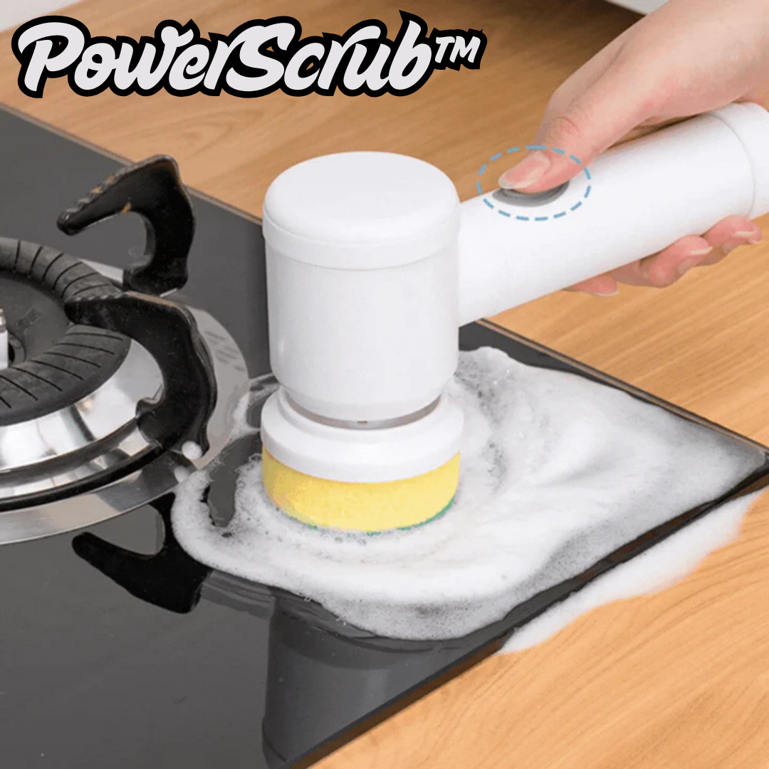 PowerScrub™ – Elektrische reinigingsborstel voor moeiteloze netheid [50% Korting]