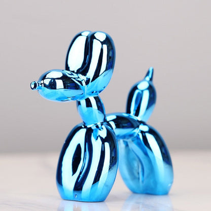 Ballonhond sculptuur van hars – moderne pop-art decoratiefiguur