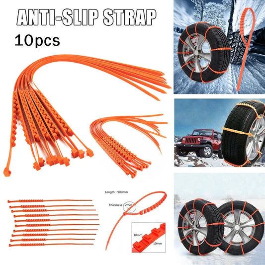 PerfectTire™ – Antislip auto-sneeuwketting voor veilig winterrijplezier overal [10 + 10 Gratis]