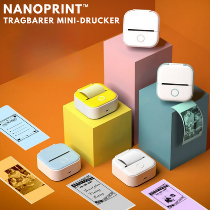 NanoPrint™ – Draagbare mini-printer voor eenvoudig, mobiel printen [50% Korting]