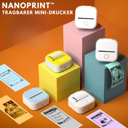 NanoPrint™ – Draagbare mini-printer voor eenvoudig, mobiel printen [50% Korting]