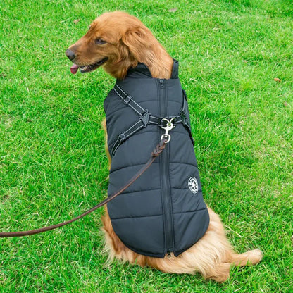 50% Korting | PawJacket™ – Waterdicht winterjack met geïntegreerd harnas [Laatste dag korting]