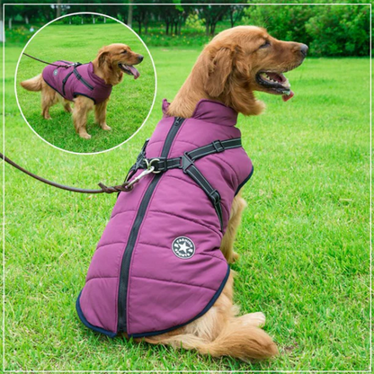 50% Korting | PawJacket™ – Waterdicht winterjack met geïntegreerd harnas [Laatste dag korting]