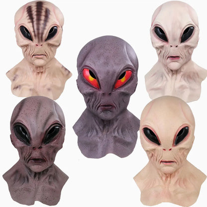Alien masker van latex voor Halloween cosplay en horror kostuum