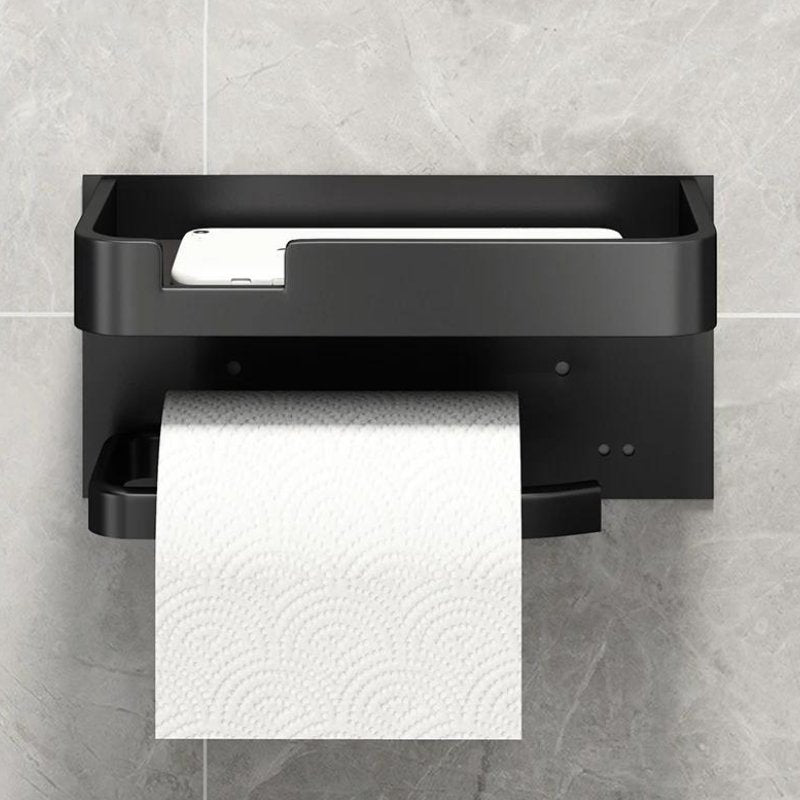 BathLine – Toiletpapierhouder met Plateau | Wandmontage Metaal