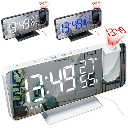 LedDisplay™ - Projectiewekker met spiegeldisplay en groot LED-display [50% Korting]