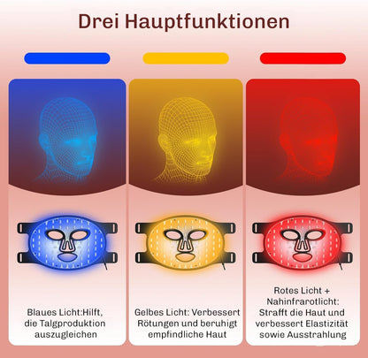 HautGlow™ LED Gezichtsmasker – Roodlicht Therapie voor Stralende Huid