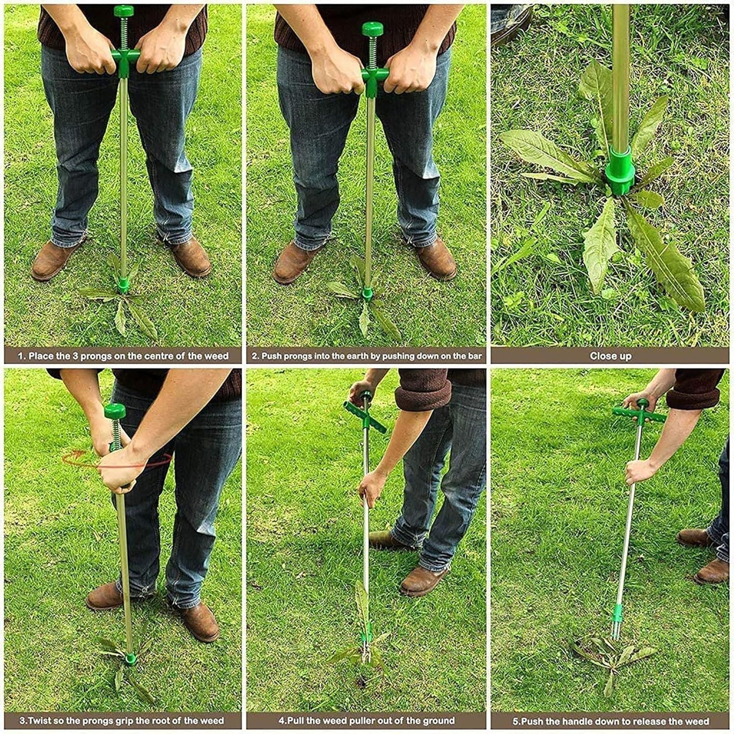 RootDigger – Ergonomische Onkruidverwijderaar met Wortelverwijdering
