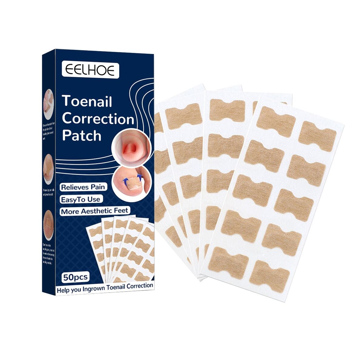 NailLift™ – Correctiepads voor Ingegroeide Teennagels | 1+1 Gratis