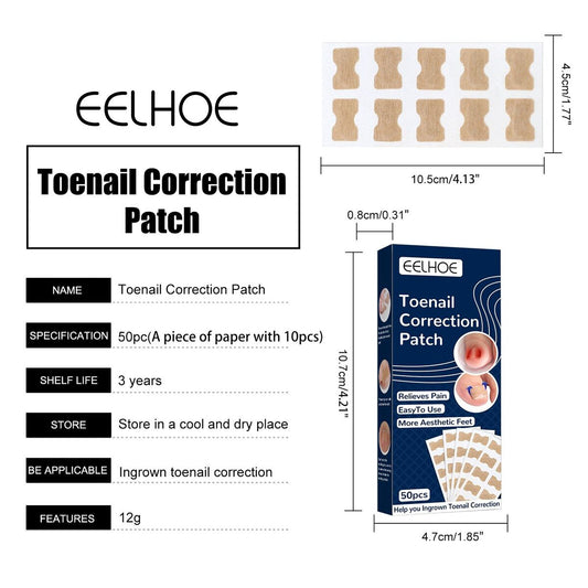 NailLift™ – Correctie-pads voor ingegroeide teennagels, eenvoudig te gebruiken en beschermend [1 + 1 Gratis]