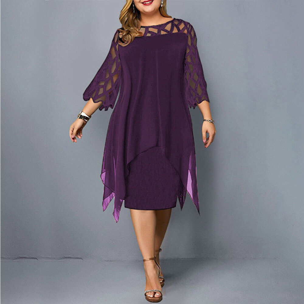 Lea™ – Dames midi-jurk met elegant kant [50% Korting]