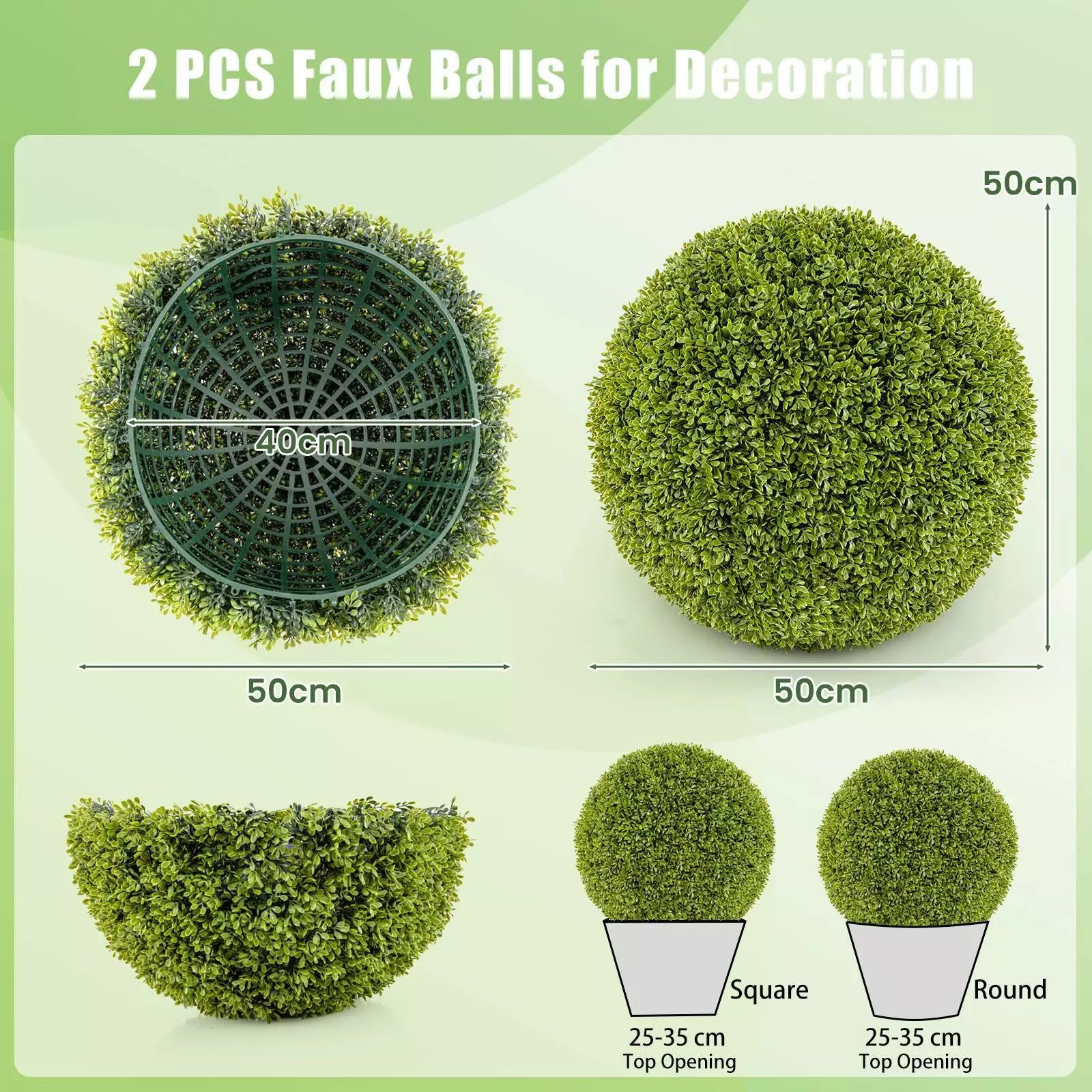 GreenSphere™ – Altijdgroene charme voor huis, tuin en balkon [1 + 1 Gratis]
