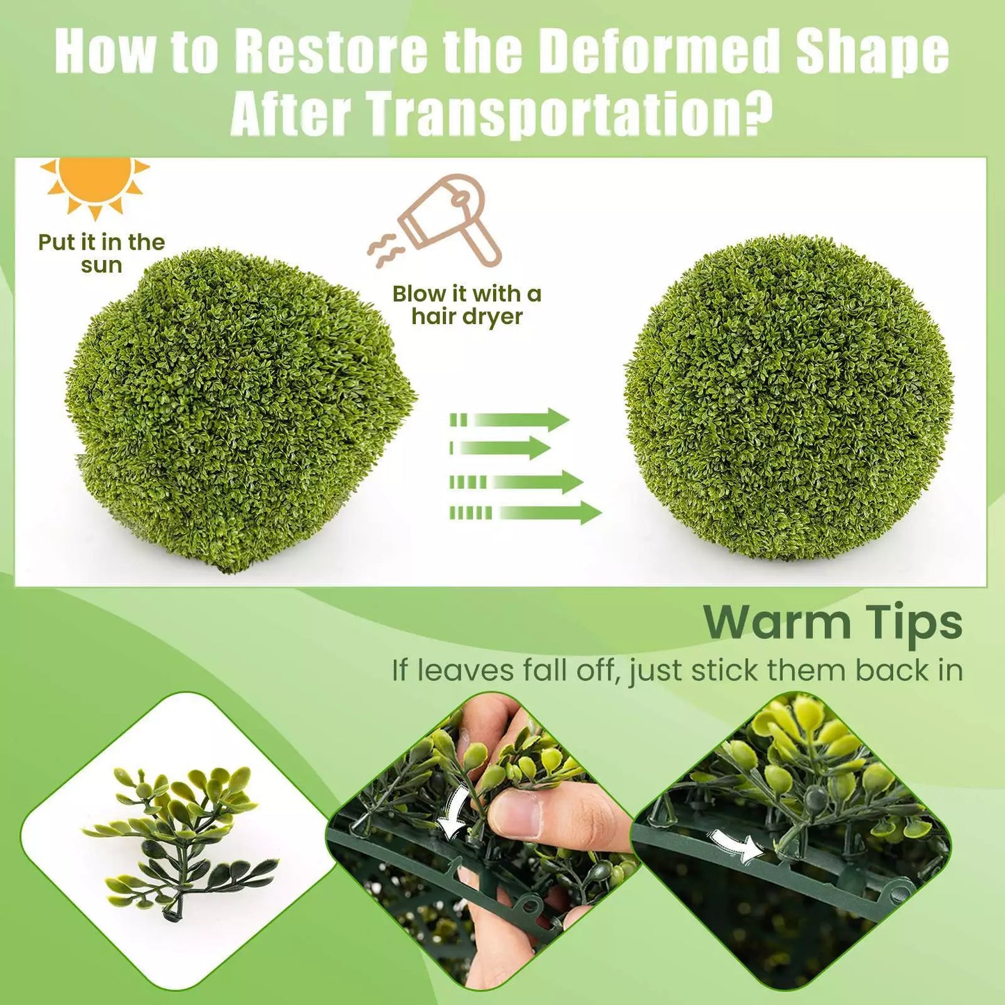 GreenSphere™ – Altijdgroene charme voor huis, tuin en balkon [1 + 1 Gratis]