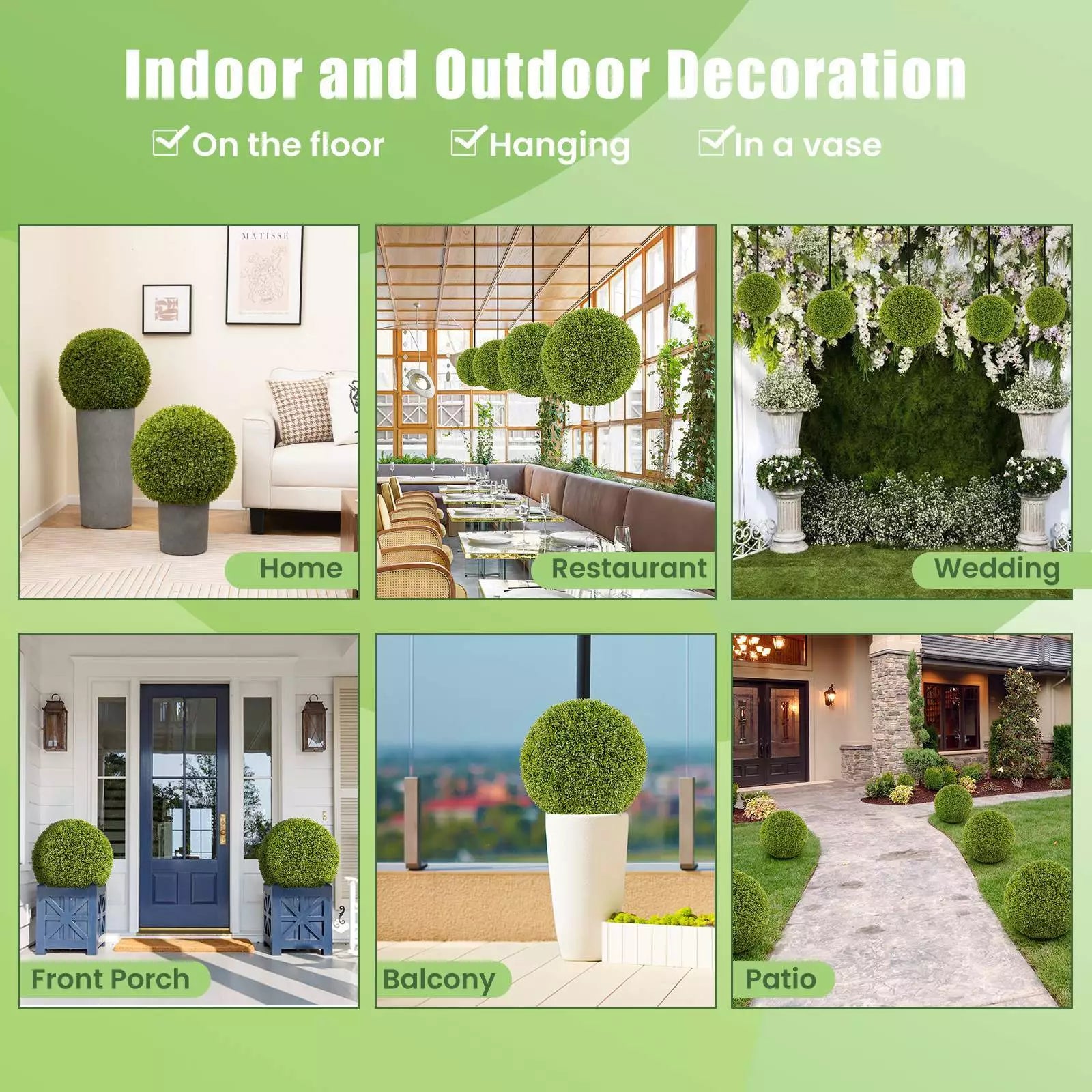 GreenSphere™ – Altijdgroene charme voor huis, tuin en balkon [1 + 1 Gratis]
