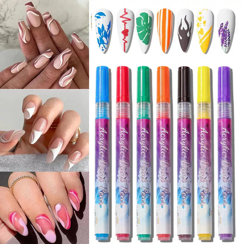 PolishPro™ Nail Art Set – 12 Kleuren voor Professionele Nageldesigns