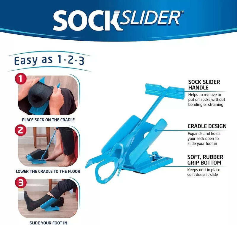 SockSlider™ -  Moeiteloos en comfortabel sokken aantrekken! [50% Korting]