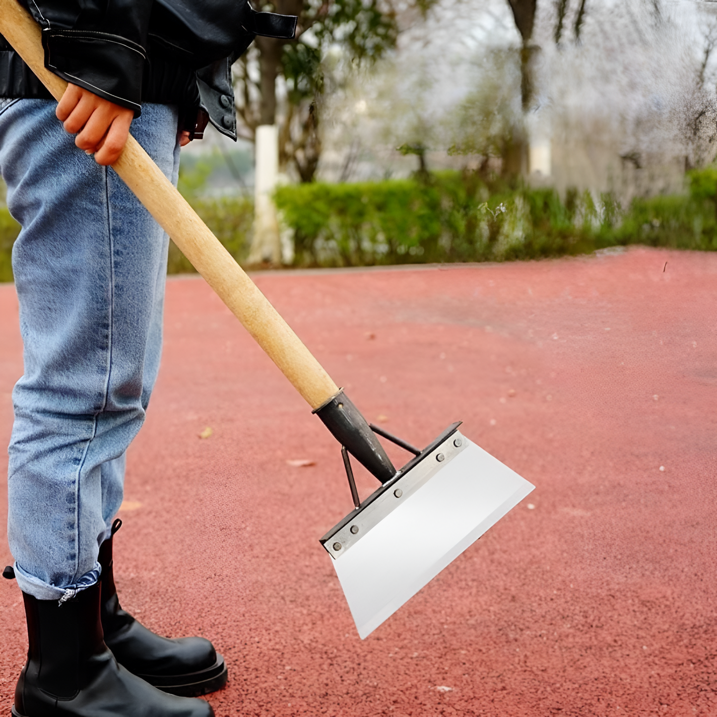 ScrapeClean™ – Multifunctionele Reinigingsschep & Tuinschraper