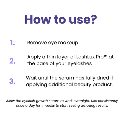 LashLux™ -  Wimpergroeiserum [1 + 1 Gratis]
