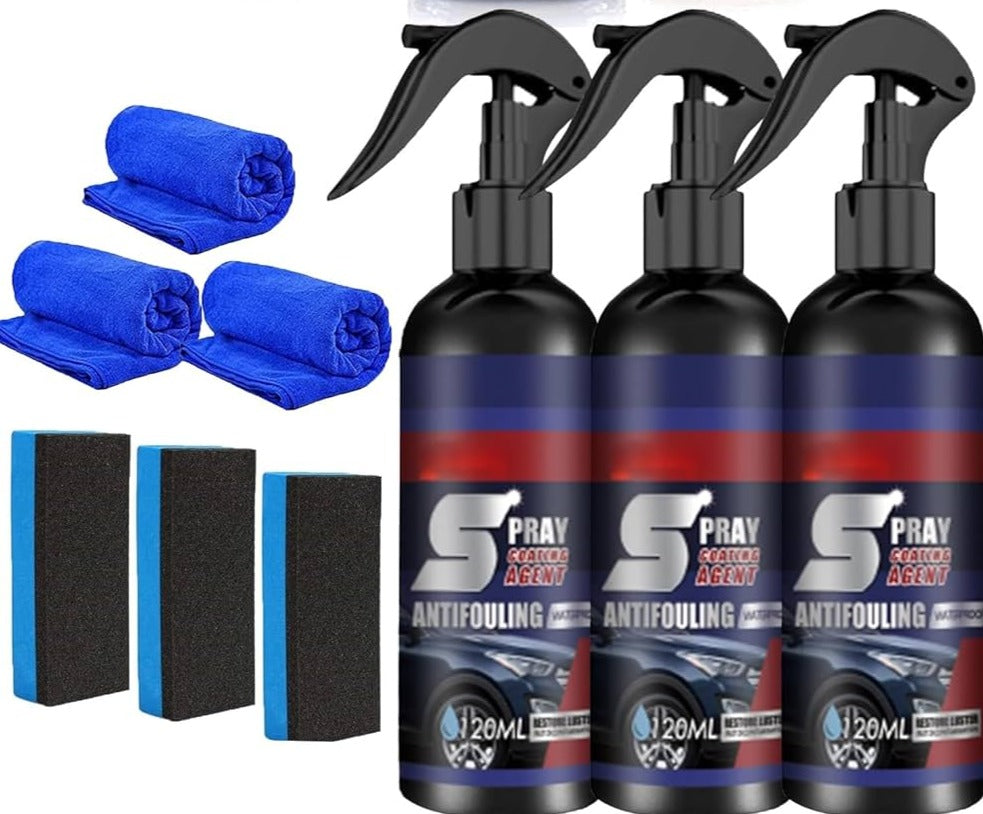 NanoShine™ – Professionele Auto Poetsspray | 3-in-1 Hoogglans [1+1 Gratis]