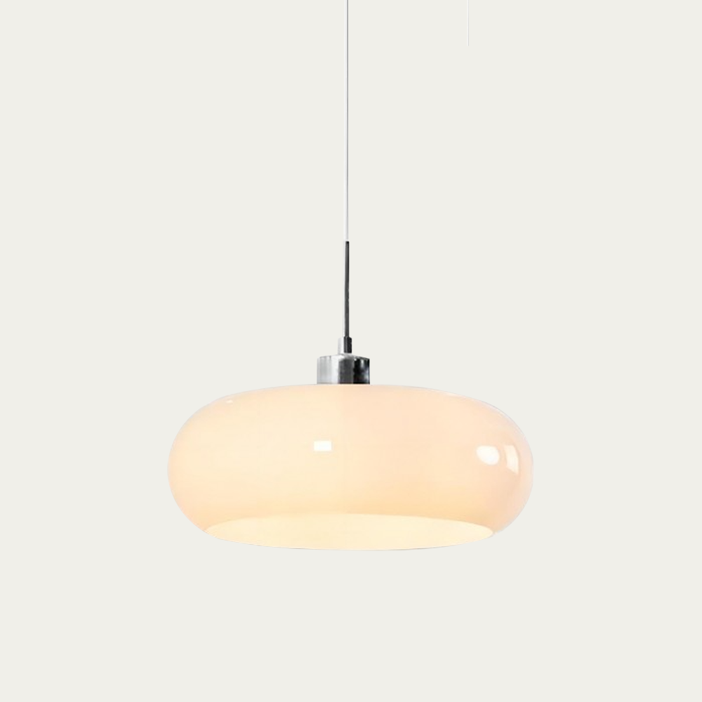 Glazen hanglamp in Bauhaus-stijl voor moderne interieurs