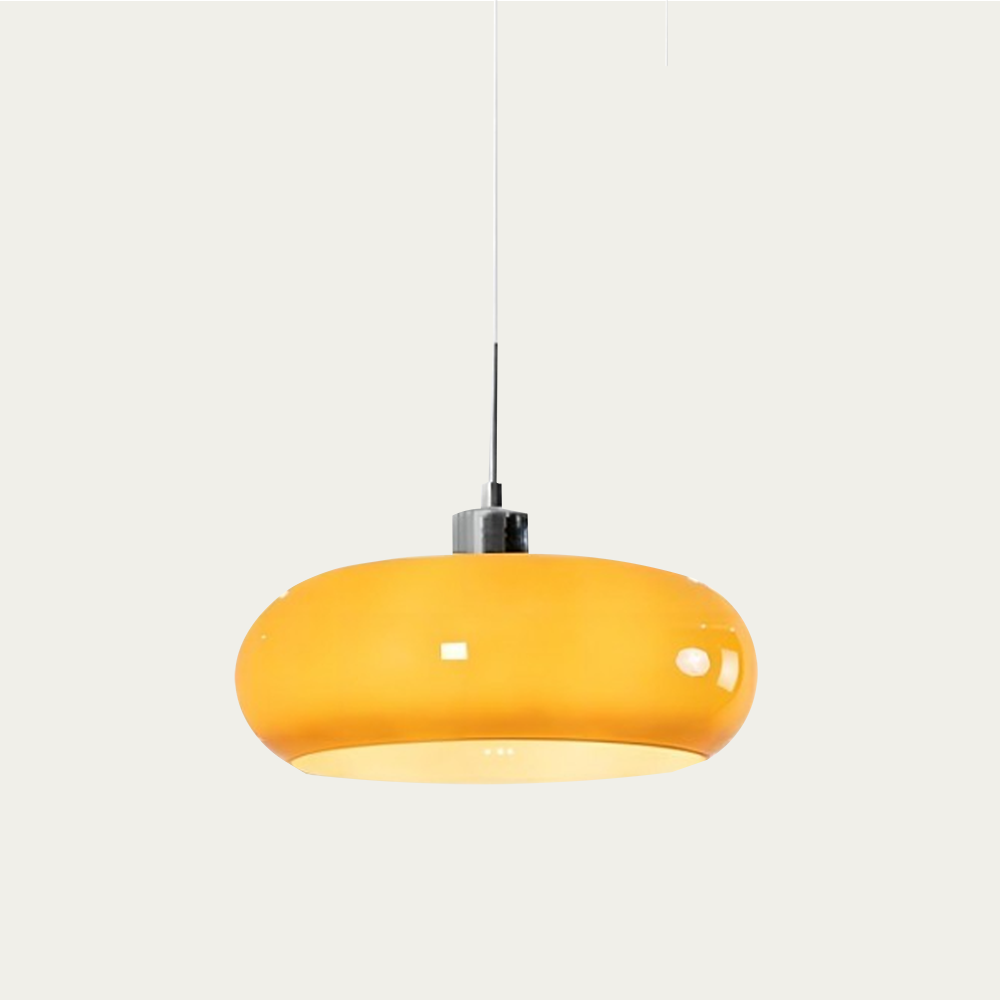 Glazen hanglamp in Bauhaus-stijl voor moderne interieurs