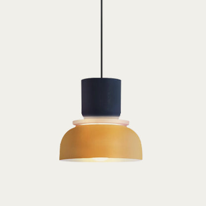 Noordse hanglamp met kleurblok-design voor moderne ruimtes