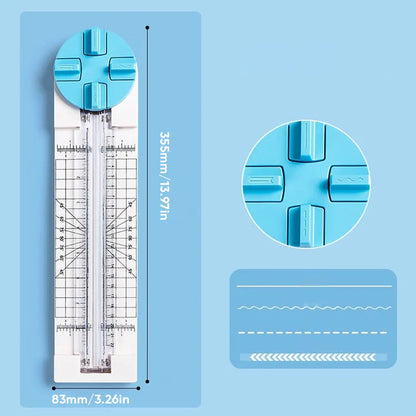 OmniCut™ – 4-in-1 Multifunctionele Papiersnijder voor Nauwkeurig Snijden