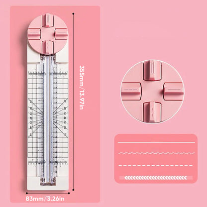 OmniCut™ – 4-in-1 Multifunctionele Papiersnijder voor Nauwkeurig Snijden