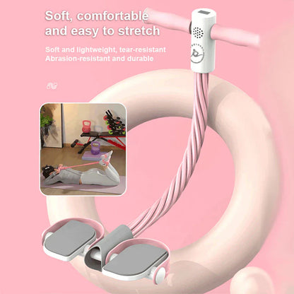 FitGrio™ – Sit-up Trekkoord met Voetpedaal voor Effectieve Training [50% Korting]