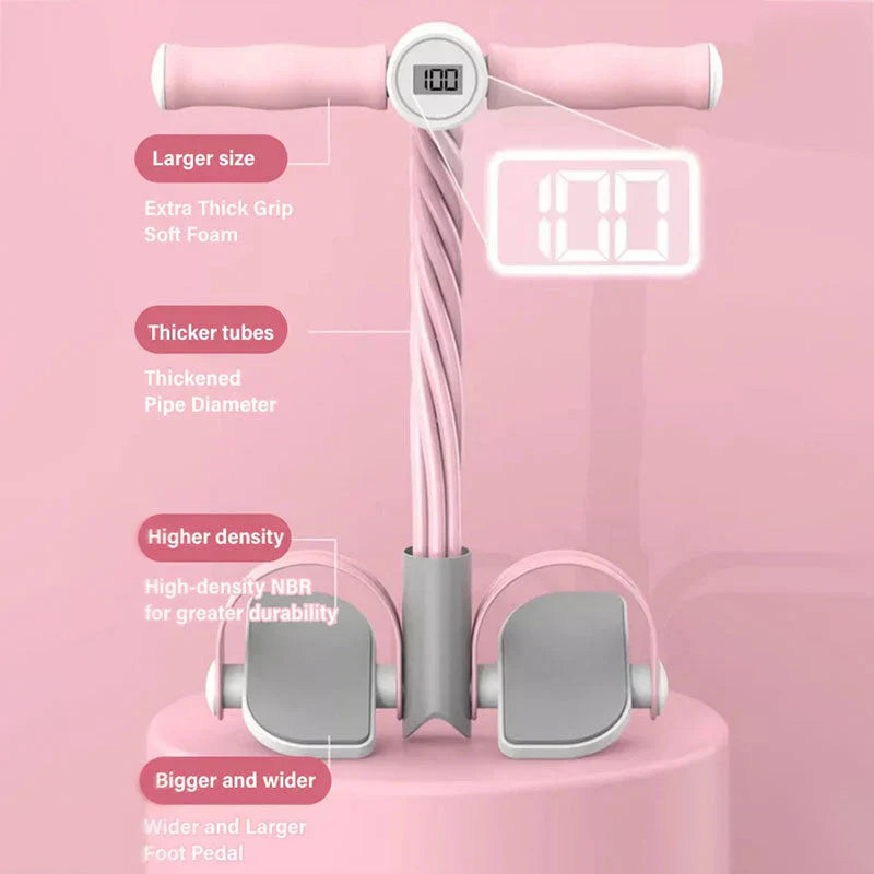 FitGrio™ – Sit-up Trekkoord met Voetpedaal voor Effectieve Training [50% Korting]