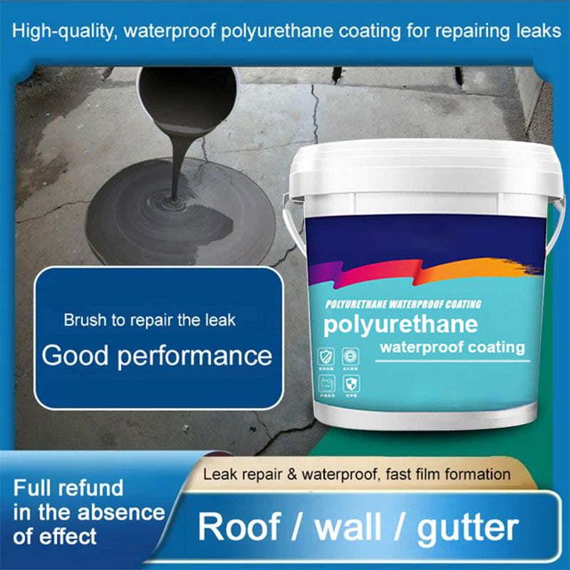 EcoSeal™ Polyurethaan Waterdichte Afdichting – Dak, Kelder & Balkon