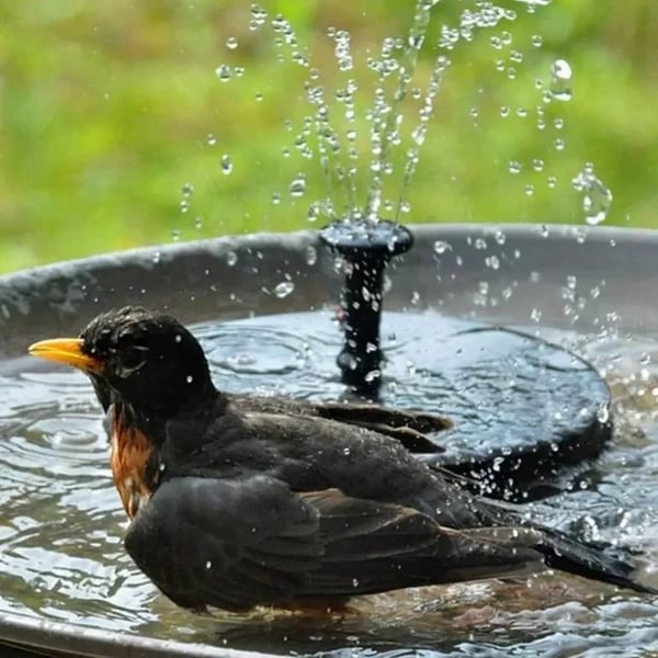 SolarSpray™ – Zonne-energie Vogelbad Fontein voor Tuin & Vijver
