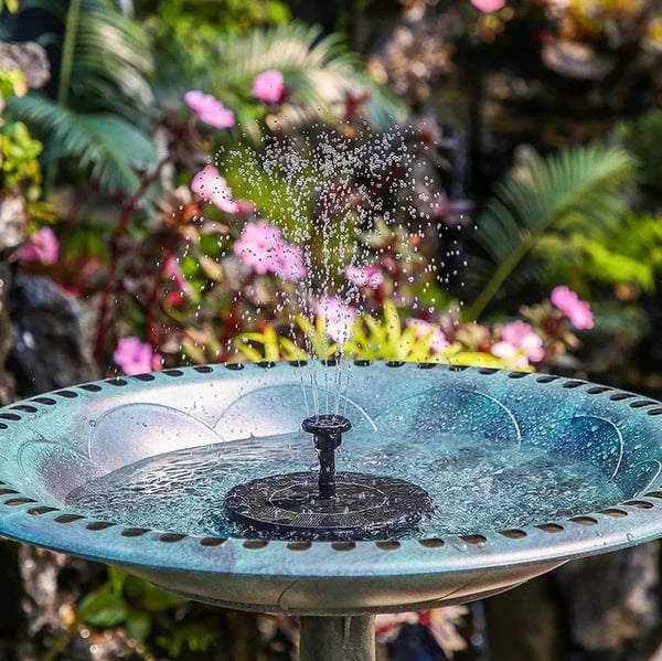 SolarSpray™ – Zonne-energie Vogelbad Fontein voor Tuin & Vijver