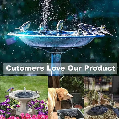 SolarSpray™ – Zonne-energie Vogelbad Fontein voor Tuin & Vijver
